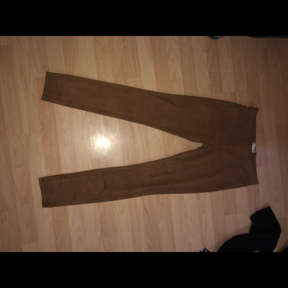 FAUX SUEDE PANTS - Picture 2 of 4